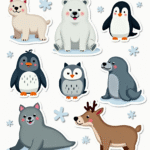 Animals & Wildlife - Sticker Sheet v9